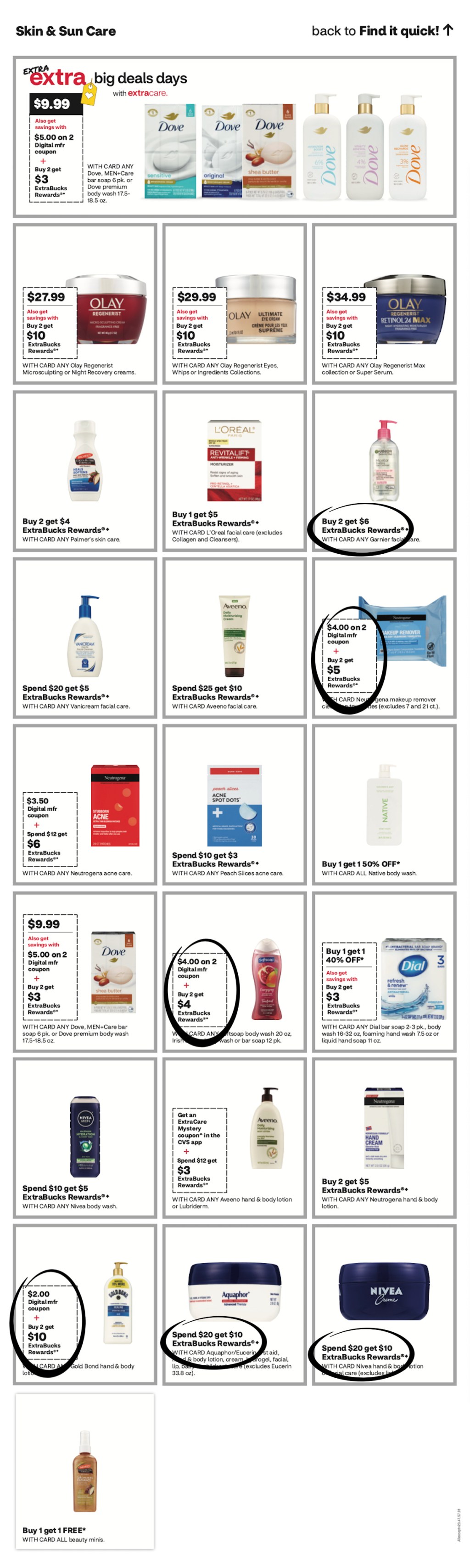 page from CVS ad