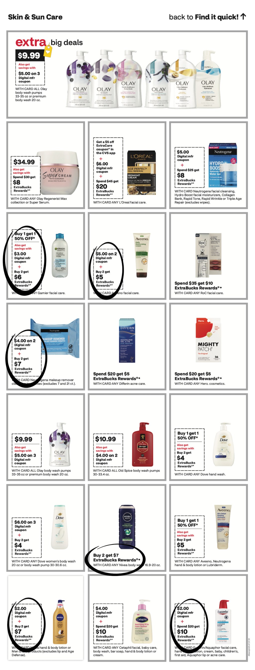 page from CVS ad