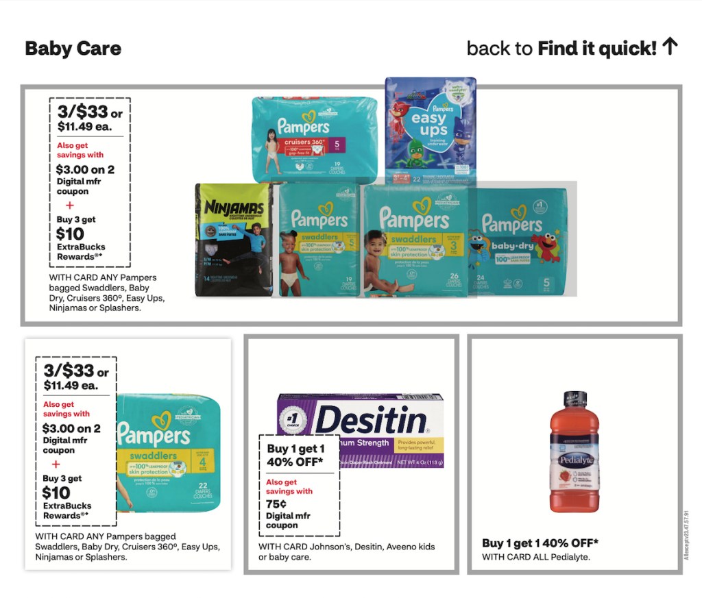 page from CVS ad
