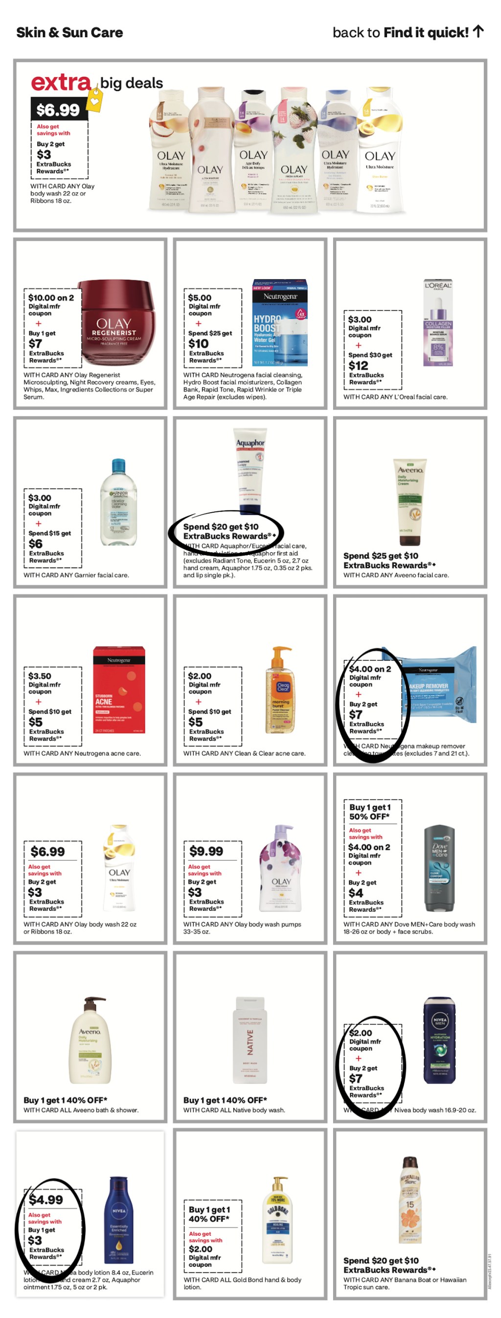 page from CVS ad