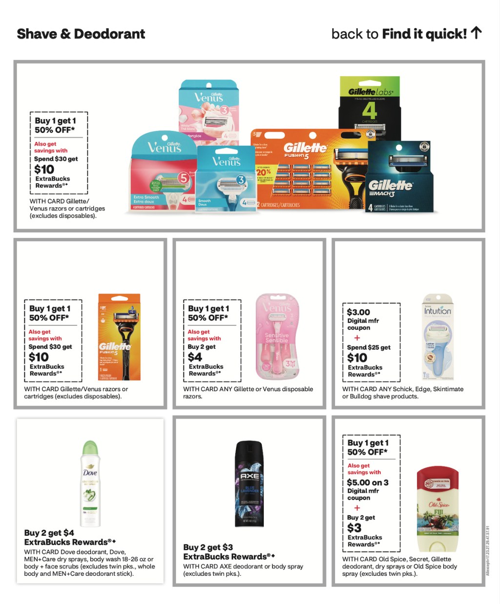 page from CVS ad