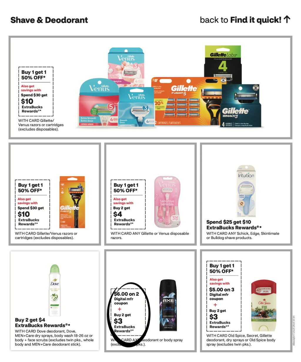 page from CVS ad