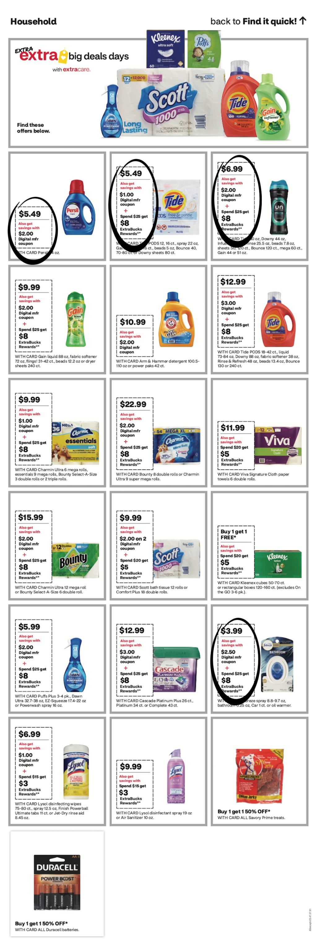 page from CVS ad