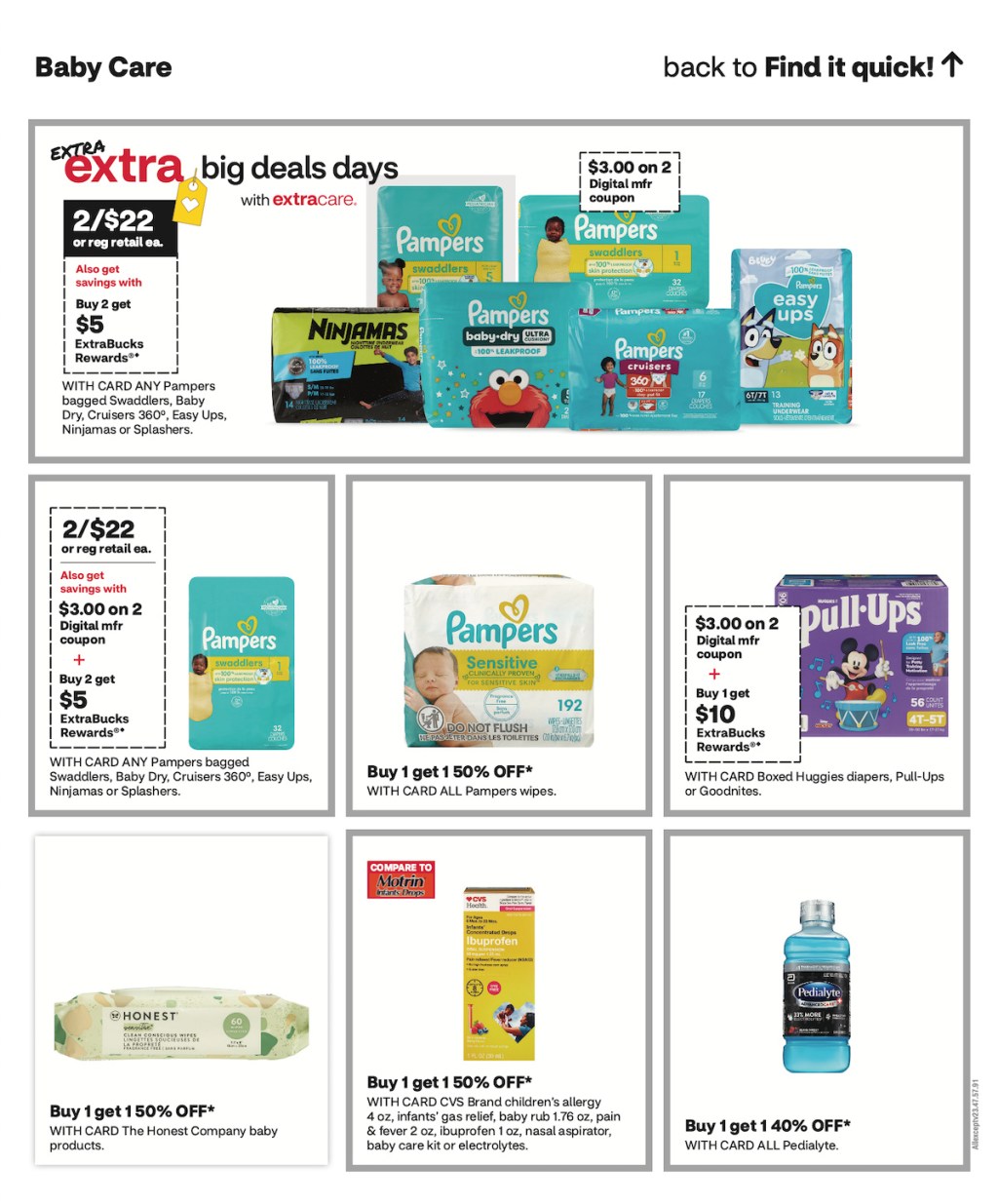 page from CVS ad