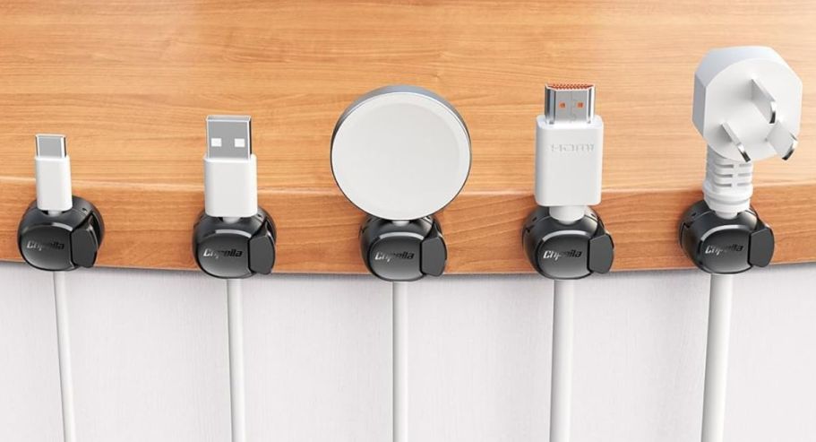 Charging Cable Organizer Clips 8-Pack Just $3.98 on Amazon (These Are Going Quickly!)