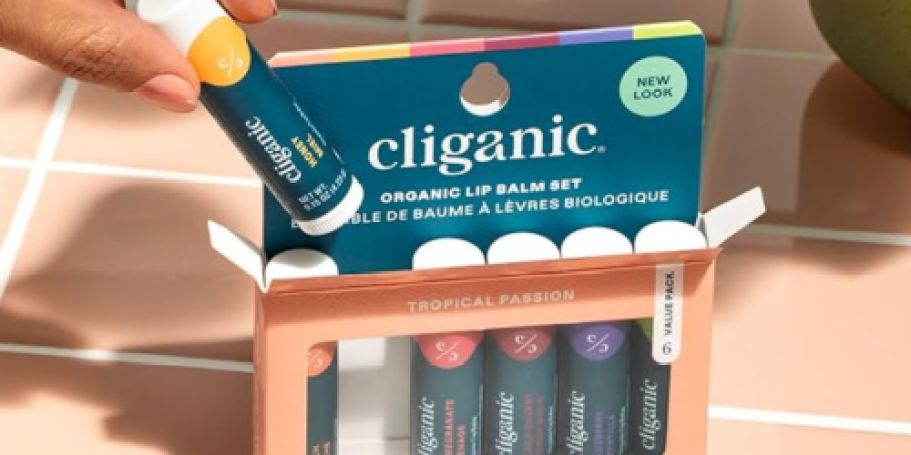 Cliganic Organic Lip Balm 6-Pack Just $6.80 Shipped on Amazon