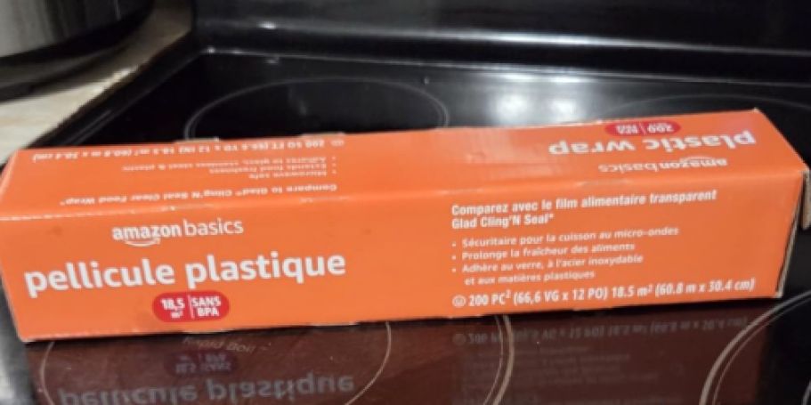 Amazon Basics Plastic Wrap 3-Pack Just $3.75 Shipped (Reg. $5)