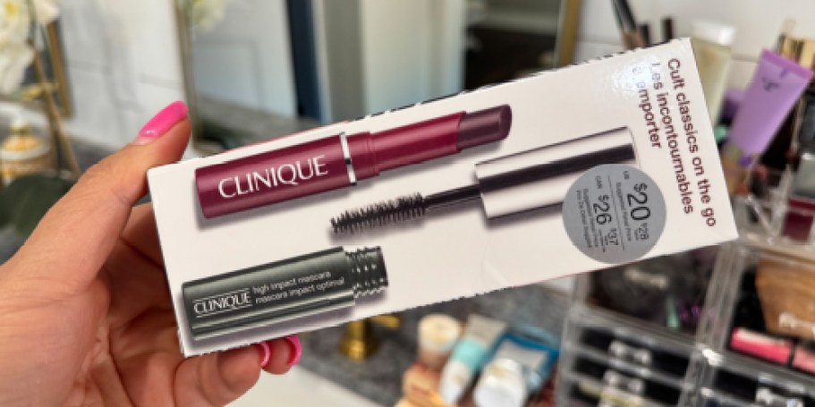 Clinique Mini Black Honey Lipstick & Mascara Gift Set Only $10 on Macys.com ($29 Value)