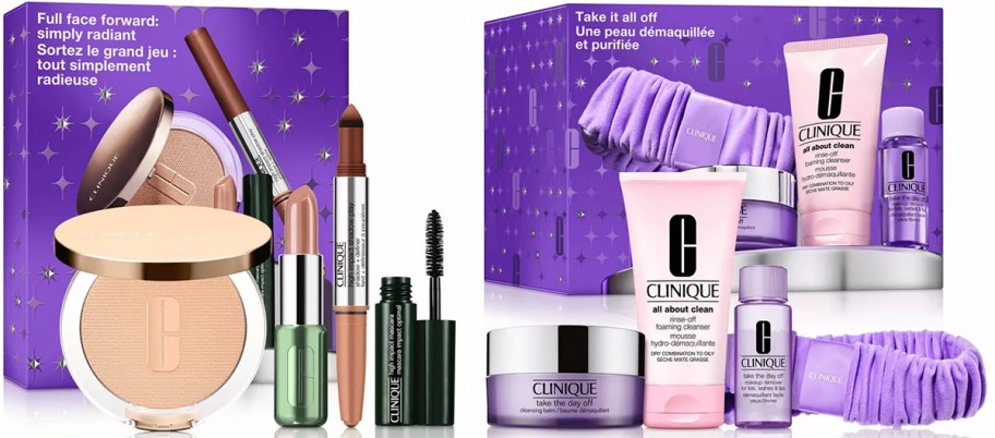 clinique makeup and makeup remover gift sets