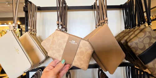 Up to 75% Off Coach Wristlets & Bags