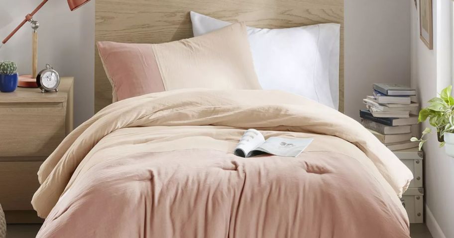 Comforter set macys in pink