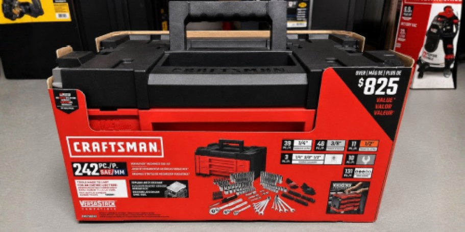 Craftsman Versastack 242-Piece Tool Set Just $99 Shipped on Lowes.com (Reg $229)