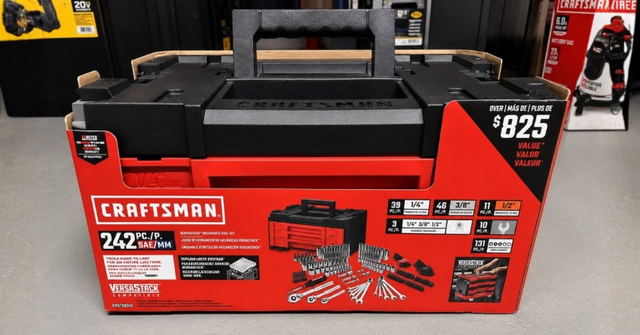 Craftsman Versastack 242-Piece Tool Set Just $99 Shipped on Lowes.com (Reg $229)