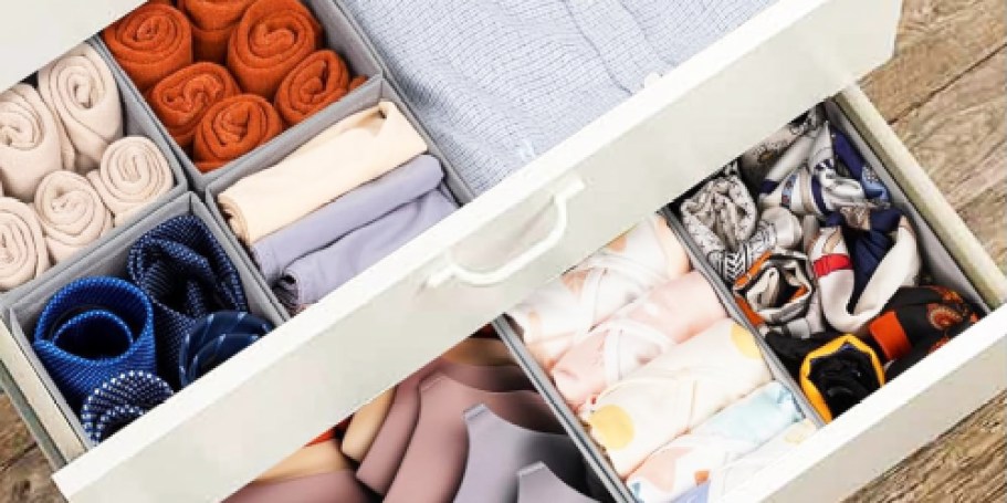 Dresser Drawer Organizer 15-Piece Set Just $12.49 on Amazon (Reg. $25)