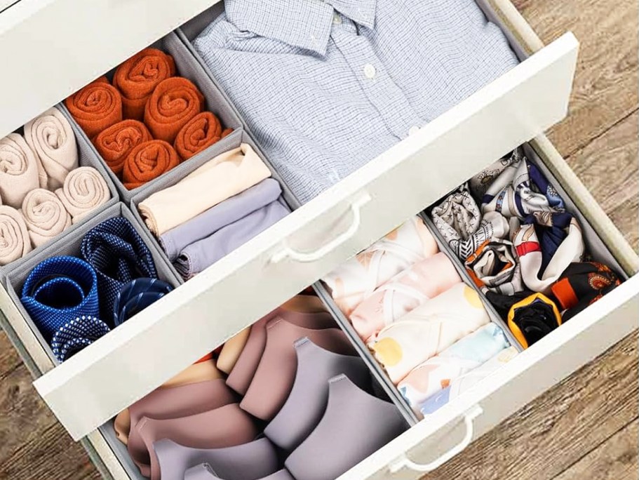 Dresser Drawer Organizer 15-Piece Set Just $12.49 on Amazon (Reg. $25)