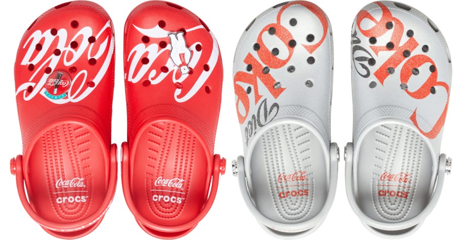 Coca-Cola and Diet Coke Crocs clogs