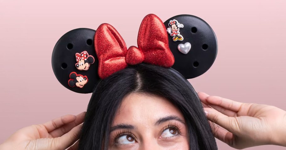NEW Disney Mickey & Minnie Crocs Headbands Coming 4/15 | Customize w/ Jibbitz!