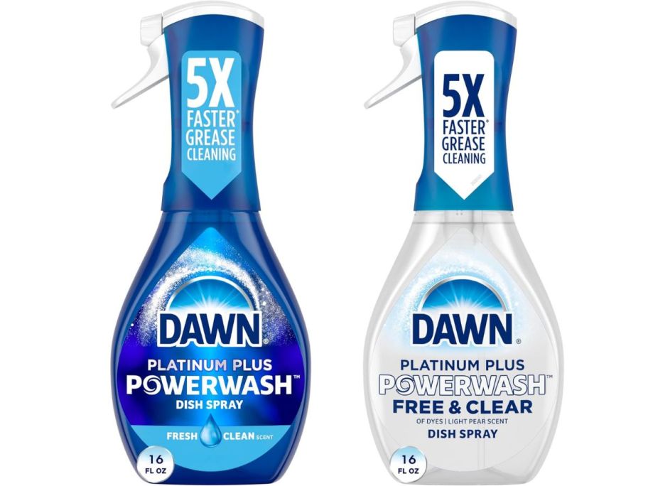 stock image of two Dawn power wash sprays 