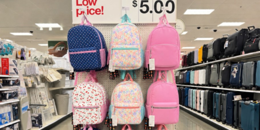 Target Just Dropped $5 Backpacks & The Prints Are Seriously Cute