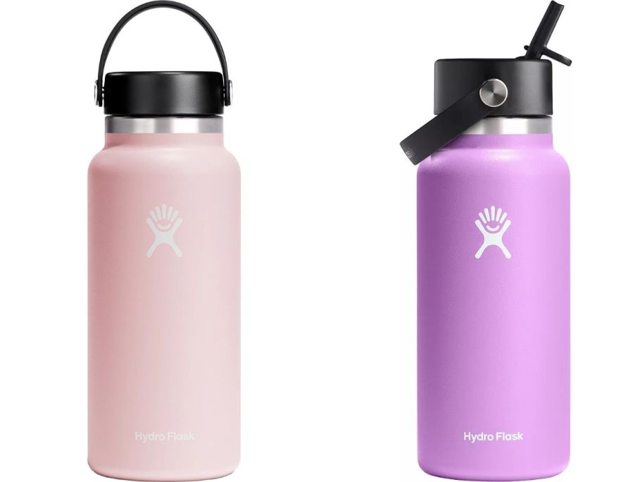 Stock images of two hydro flask