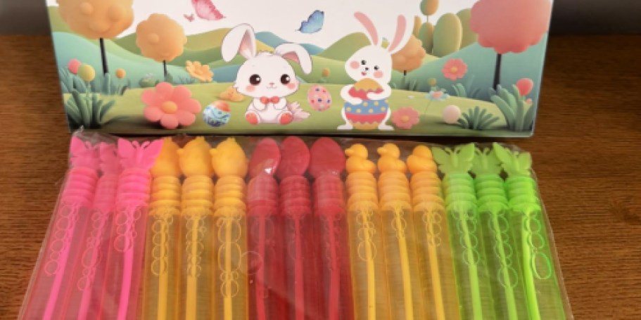 Easter Mini Bubble Wands 30-Pack Just $3.99 on Amazon (Reg. $10)
