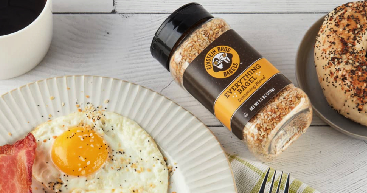 Einstein Bros. Everything Bagel Seasoning 2-Pack Only $5 on Amazon