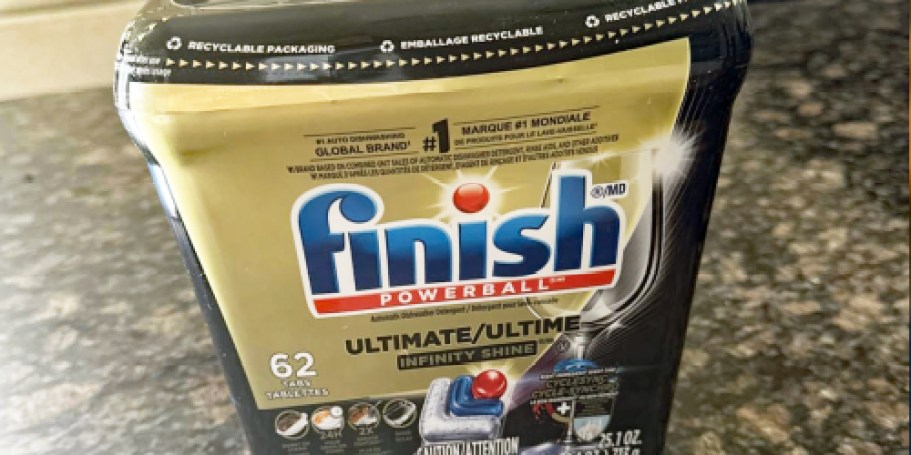 Finish Dishwasher Pods 186-Count Just $20.89 Shipped on Amazon (Reg. $68)