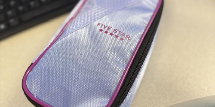 Five-Star Pencil Pouch Just $3.70 on Amazon (Reg. $12)