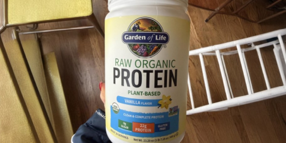 Garden of Life Raw Organic Protein Just $14.43 Shipped on Amazon (Reg. $36)