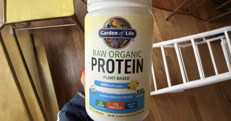Garden of Life Raw Organic Protein Just $14.43 Shipped on Amazon (Reg. $36)