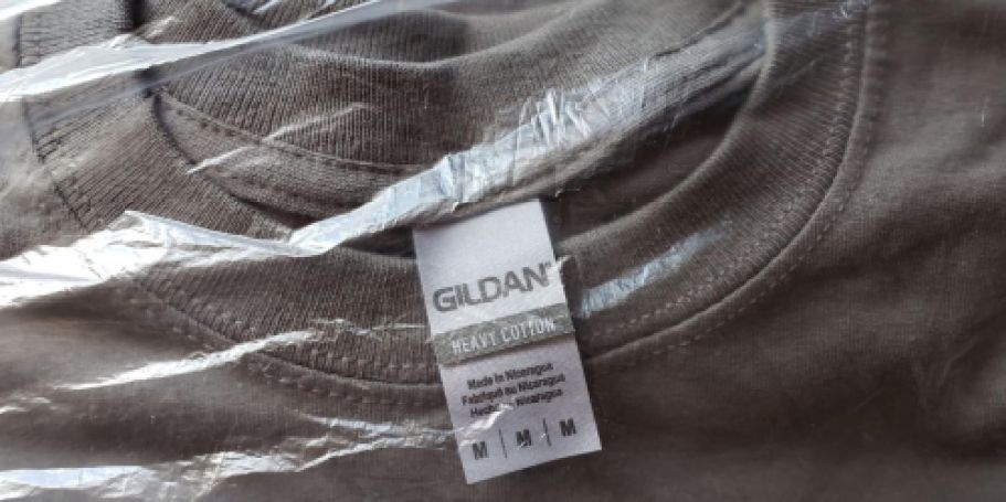 THREE Gildan Adult Heavy Cotton T-Shirts Only $11.87 Shipped on Amazon
