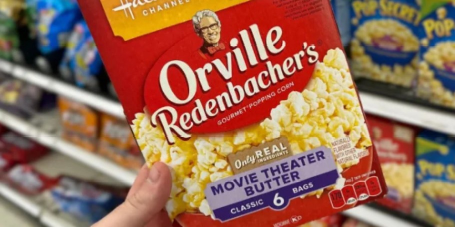 Orville Redenbacher’s Popcorn 6-Pack Just $2.95 Shipped on Amazon (Only 49¢ Per Bag!)