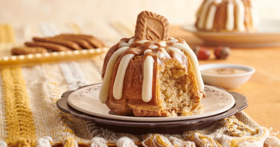a Nothing Bundt Cakes Bundlet with Biscoff cookies and cookie creme