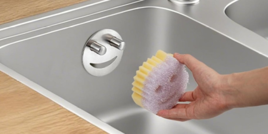 Upgrade Your Sink With This Scrub Daddy Sponge Holder from $5.99 on Amazon