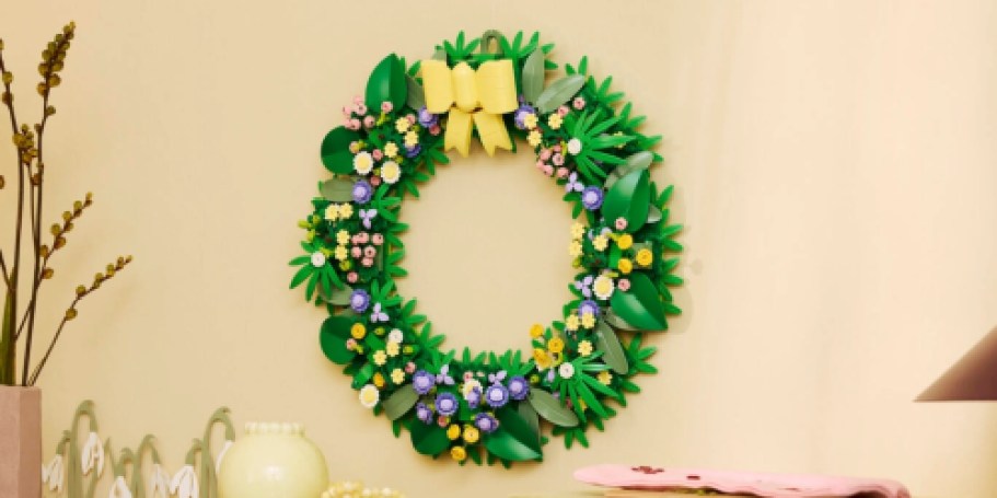 Pre-Order the LEGO Spring Wreath (Comes w/ a Bunny to Swap for Easter!)
