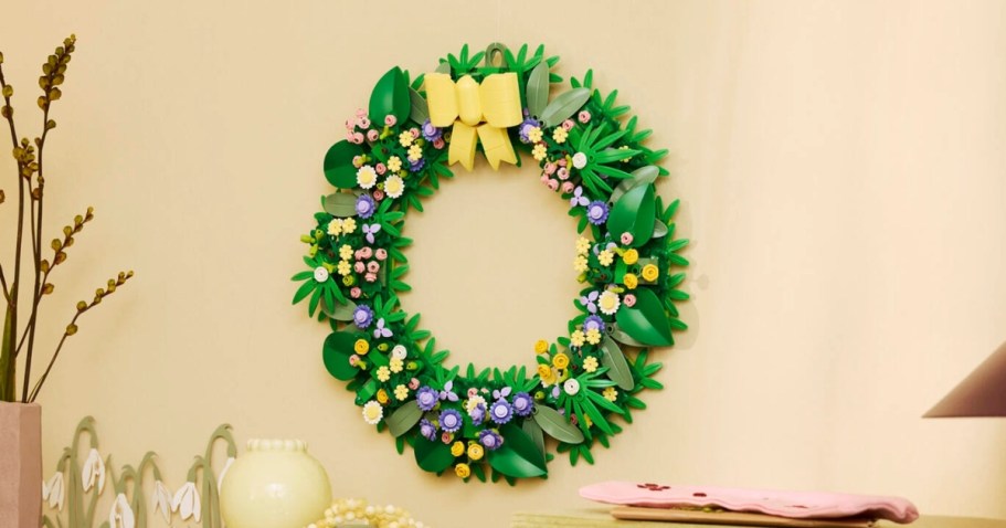 Pre-Order the LEGO Spring Wreath (Comes w/ a Bunny to Swap for Easter!)