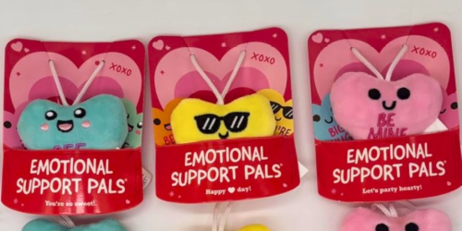 Emotional Support Plush Toy Packs from $7.49 Each (Non-Candy Valentine’s Day Idea)