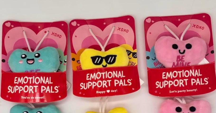 Emotional Support Plush Toy Packs from $7.49 Each (Non-Candy Valentine’s Day Idea)