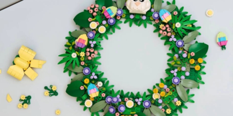 $10 Off LEGO Spring Wreath on SamsClub.com (Comes w/ Swappable Bunny & Bow Decorations!)