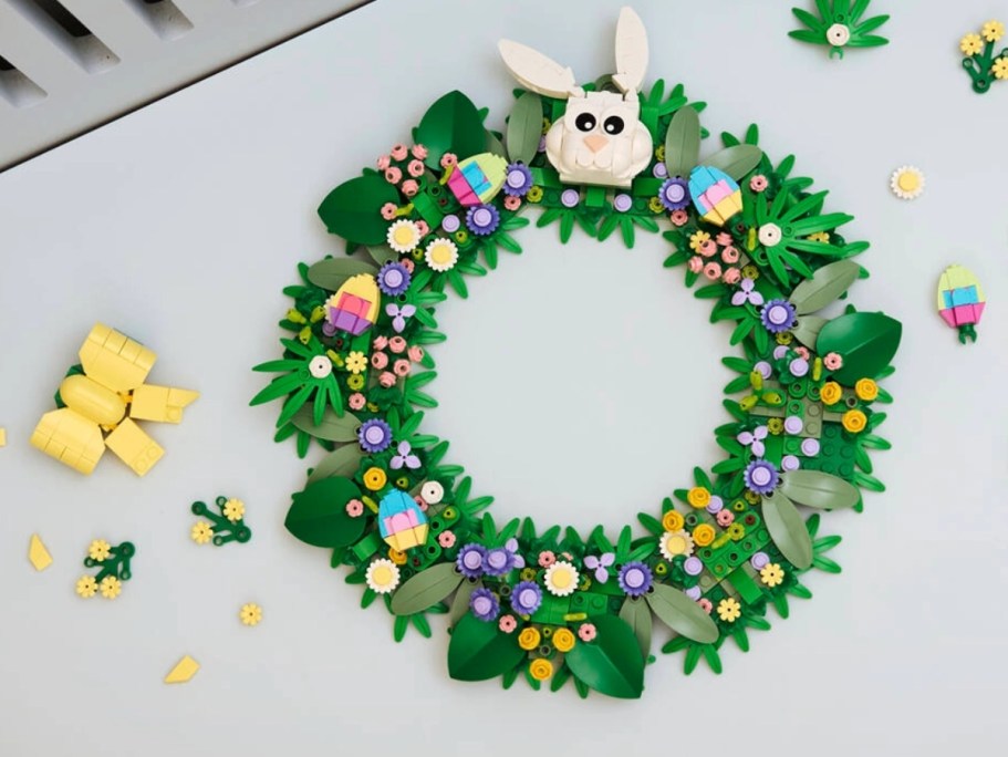 $10 Off LEGO Spring Wreath on SamsClub.com (Comes w/ Swappable Bunny & Bow Decorations!)