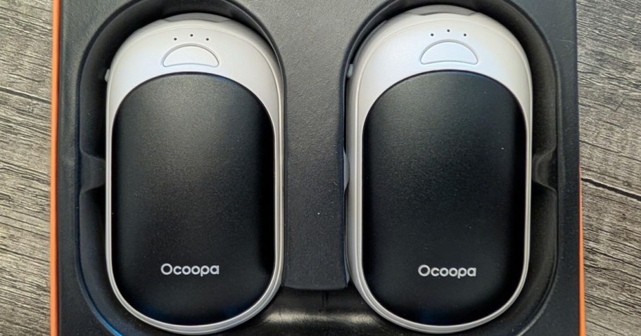 Stay Cozy w/ Rechargeable Hand Warmers Sets Under $10 on Amazon!