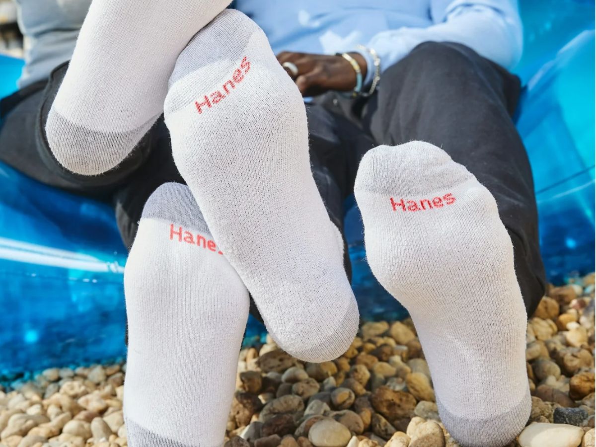 Hanes Men’s Socks 20-Packs Only $9 on Walmart.com (Reg. $20)