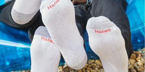Hanes Men’s Socks 20-Packs Only $9 on Walmart.com (Reg. $20)