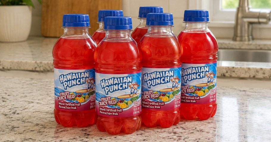 Hawaiian Punch Bottles 24-Pack Only $6.94 Shipped on Amazon