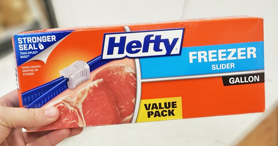 Hefty Slider Gallon Freezer Bags 56-Count Box Just $6 Shipped on Amazon