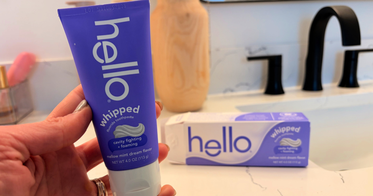 Hello Whipped Toothpaste Only $1.96 After Walmart Cash (Regularly $6)