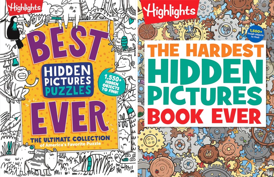 two Highlights Hidden Pictures Books books
