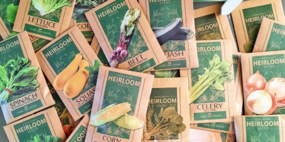 Heirloom Seed Sets from $4 Shipped for Amazon Prime Members (Veggies, Lettuce, & Herbs)