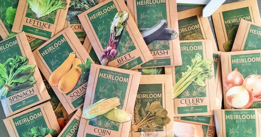 Heirloom Seed Sets from $4 Shipped for Amazon Prime Members (Veggies, Lettuce, & Herbs)
