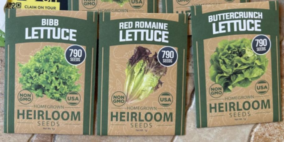 Up to 40% Off Heirloom Seeds on Amazon | Veggies & Herbs from $5